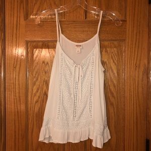 White Decorative Tank Top